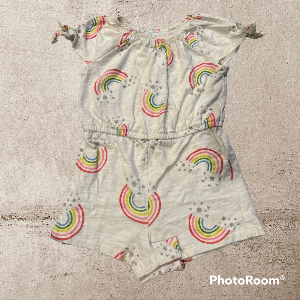 EUC Old Navy Girls Rainbow Romper Size 2T
